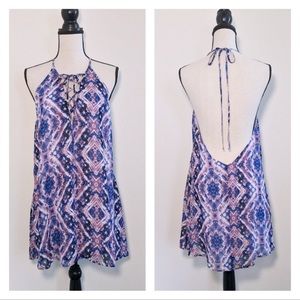 NWOT Show Me Your MuMu Lace-Up Mini Dress